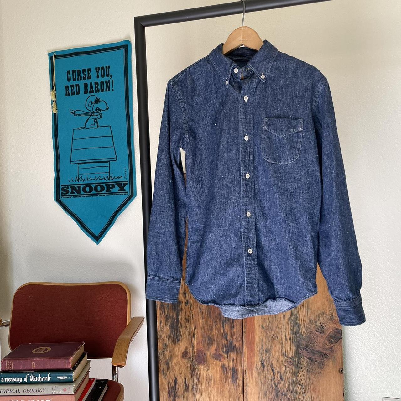 Buck mason clearance denim shirt