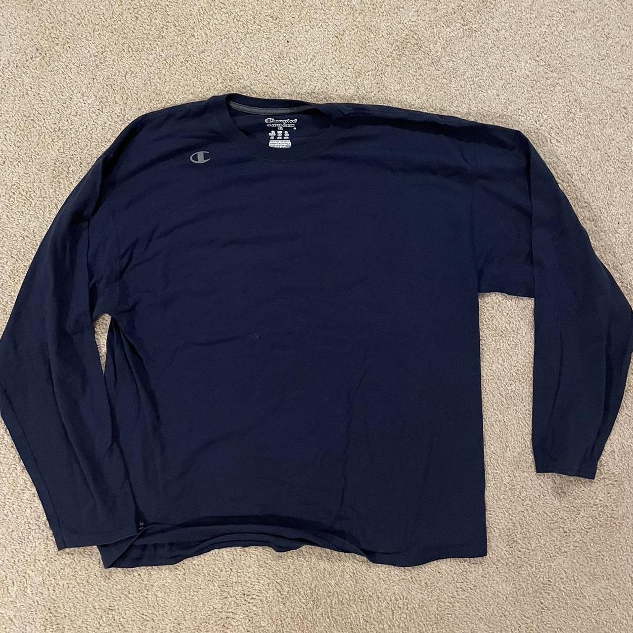 champion vapor cotton long sleeve tee