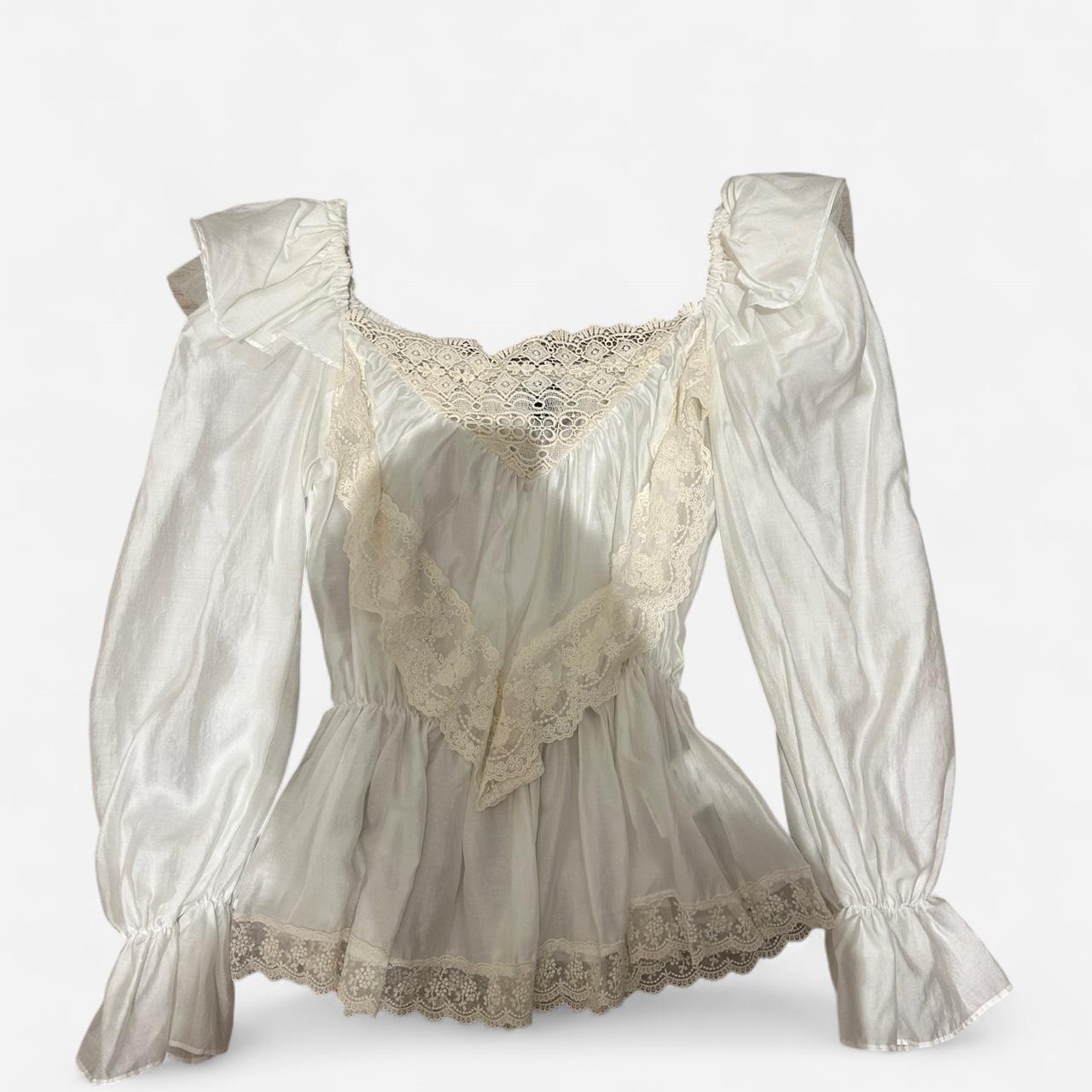 Source Unknown Women's Blouse - White - One size … - image 2