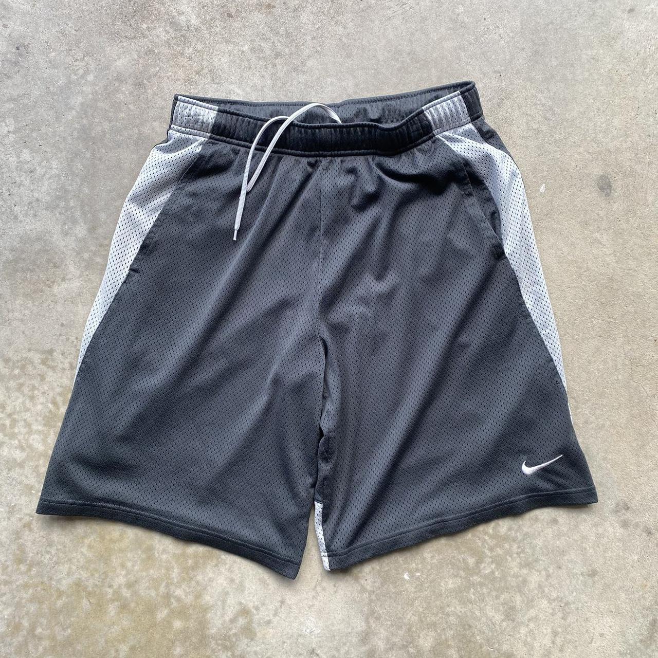 Y2K grey Nike basketball shorts size large Good... Depop