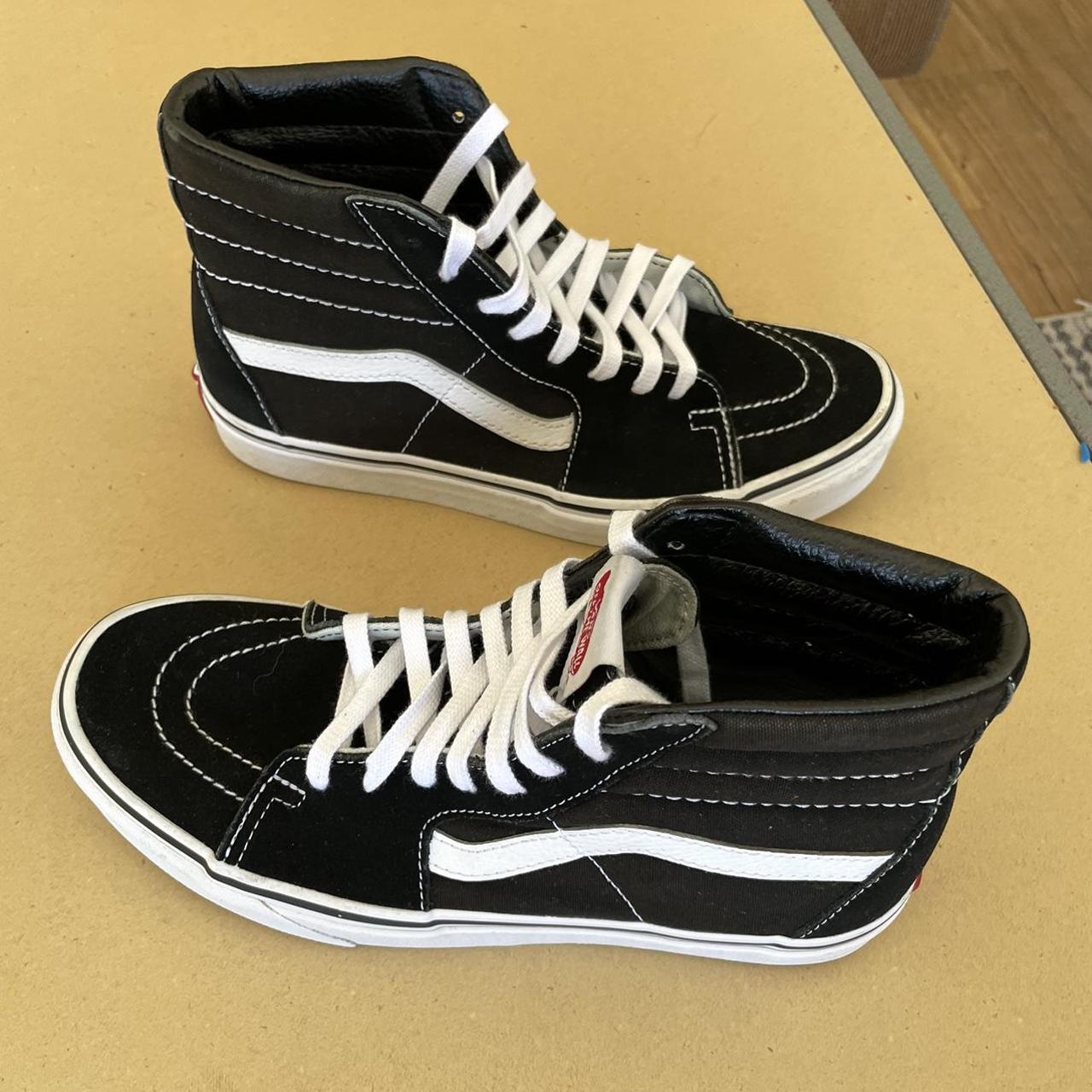 Vans High Tops 8/10 condition Size 7 M, 8.5 in... Depop