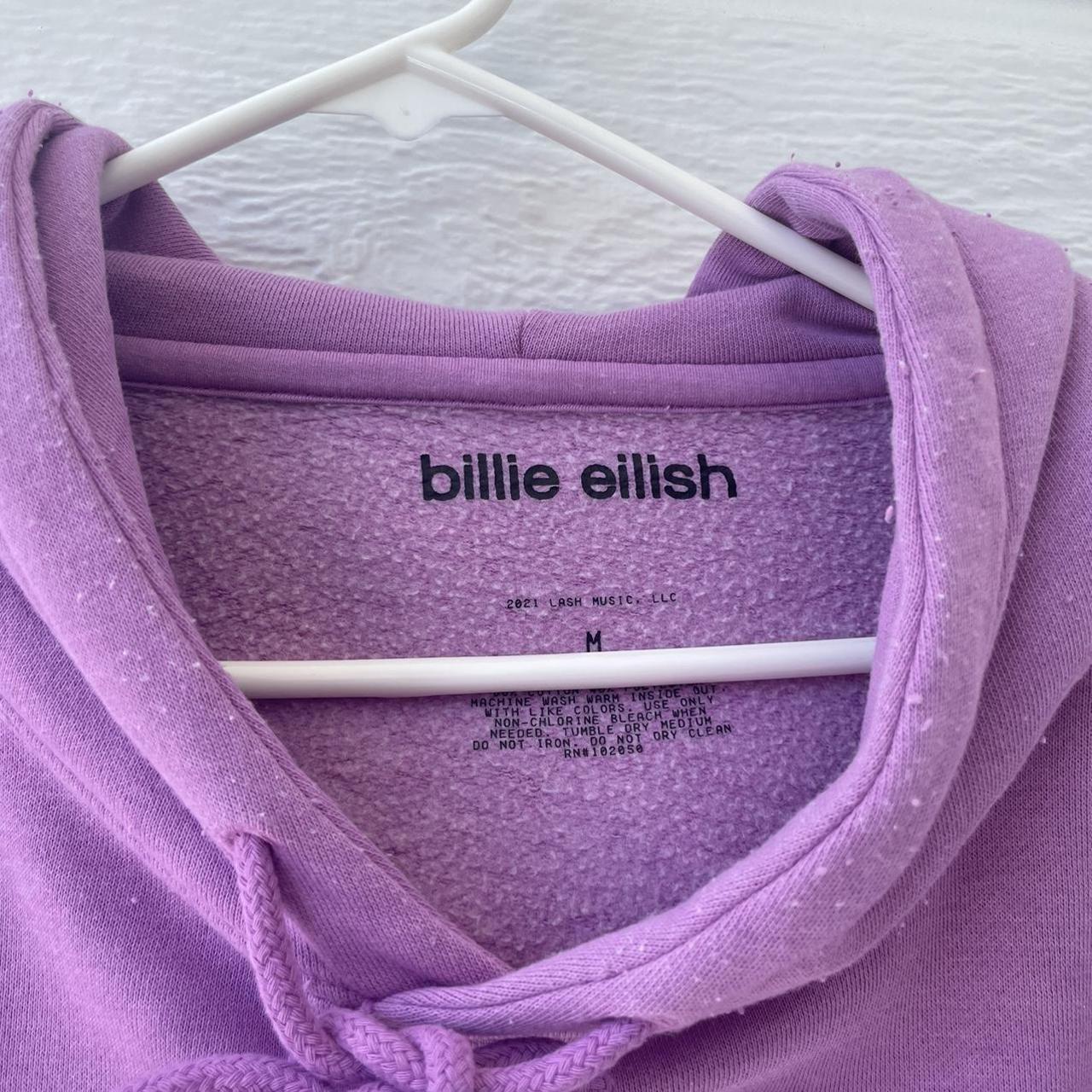 Purple billie eilish online hoodie