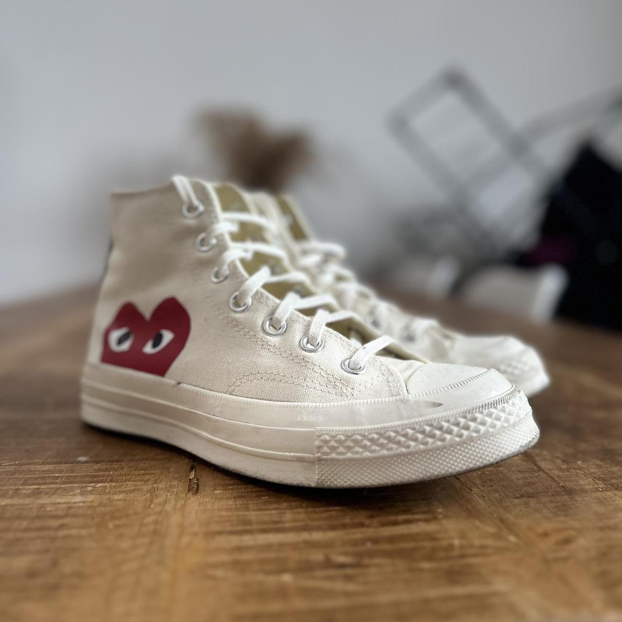 Cleaning comme des garcons converse best sale