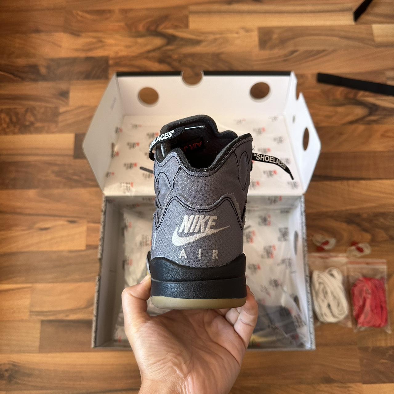 drop jordan 5 off white