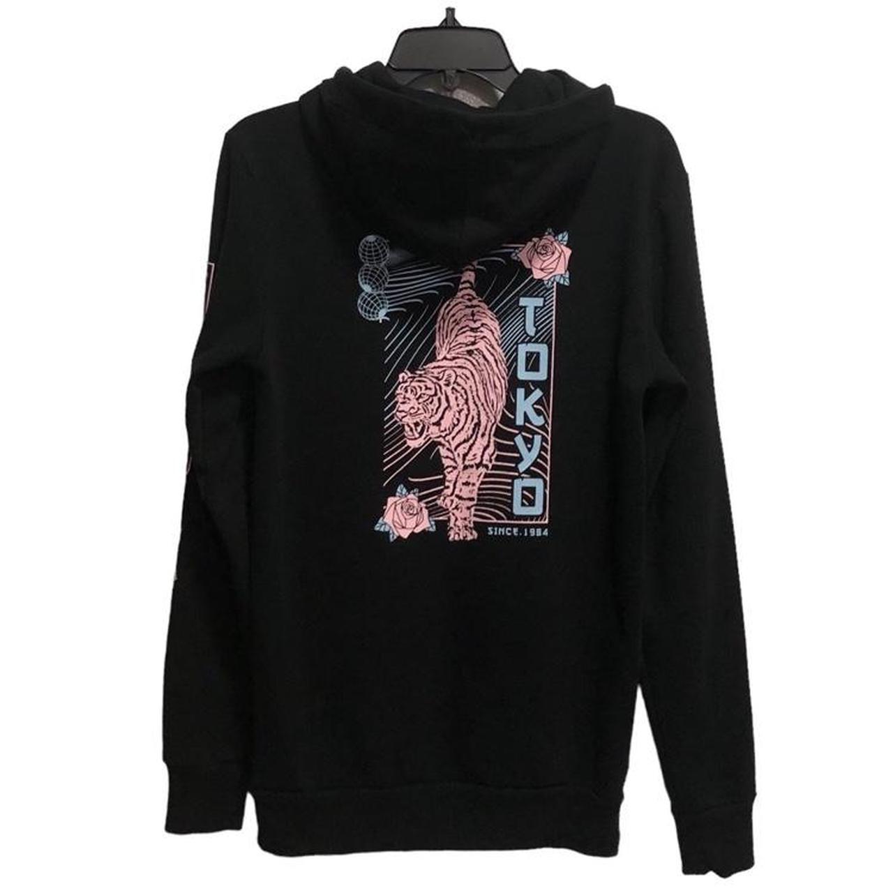 No Boundaries Tokyo Tiger Graphic Hoodie No | Depop No Boundaries Tokyo Tiger Graphic Hoodie No | Depop