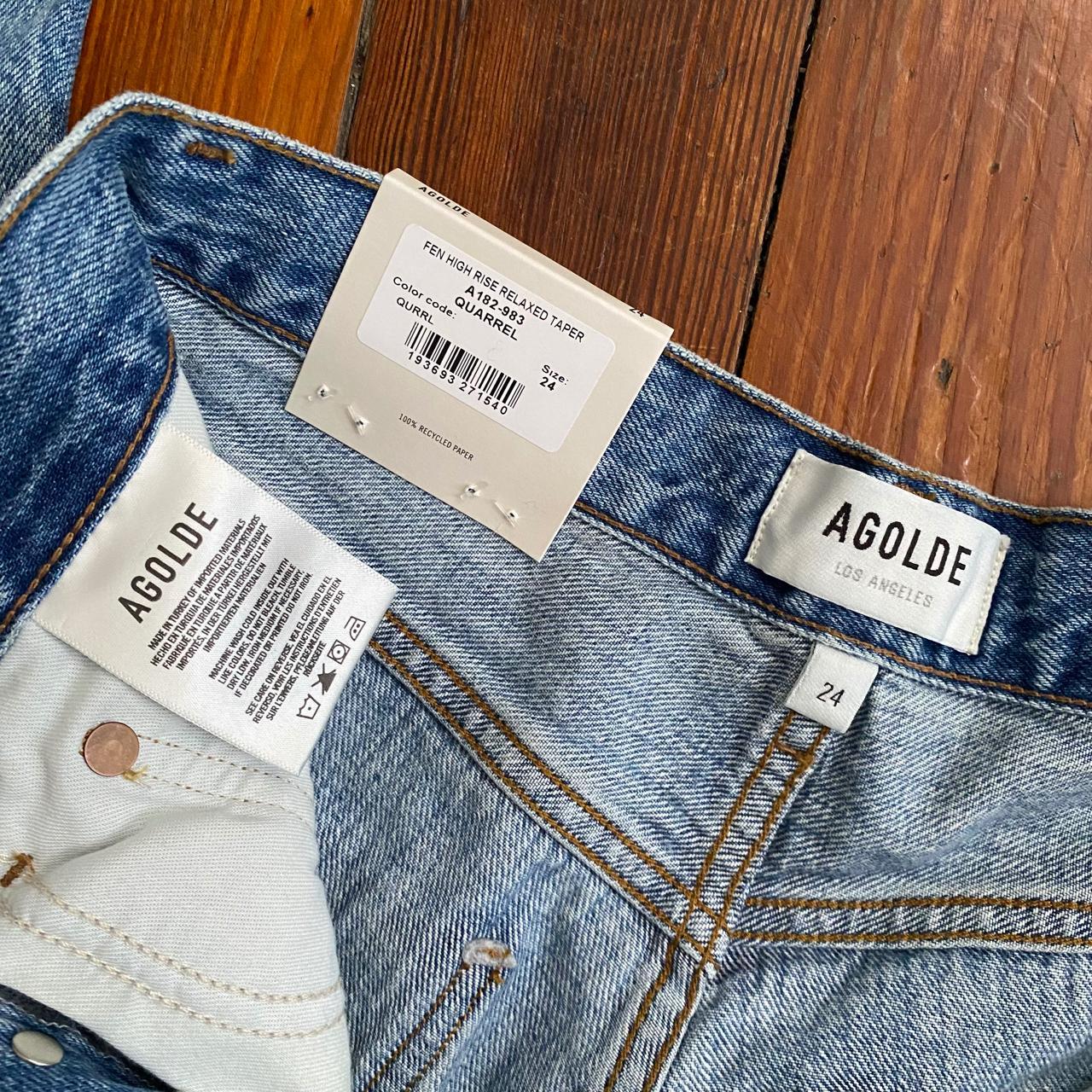 NWT Agolde Fen jeans in Quarrel High rise relaxed Depop