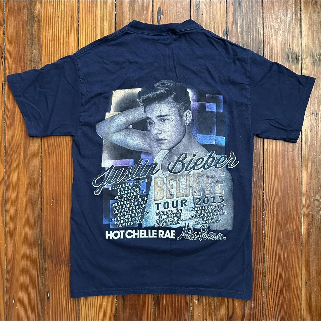 Justin Bieber Believe 2013 Tour double sided merch | Depop