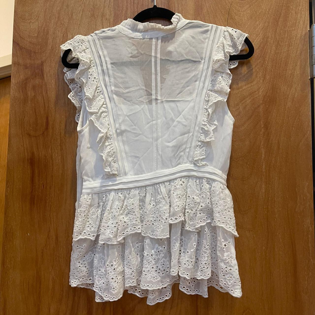 Beautifully detailed All Saints top. Such a cute and... - Depop