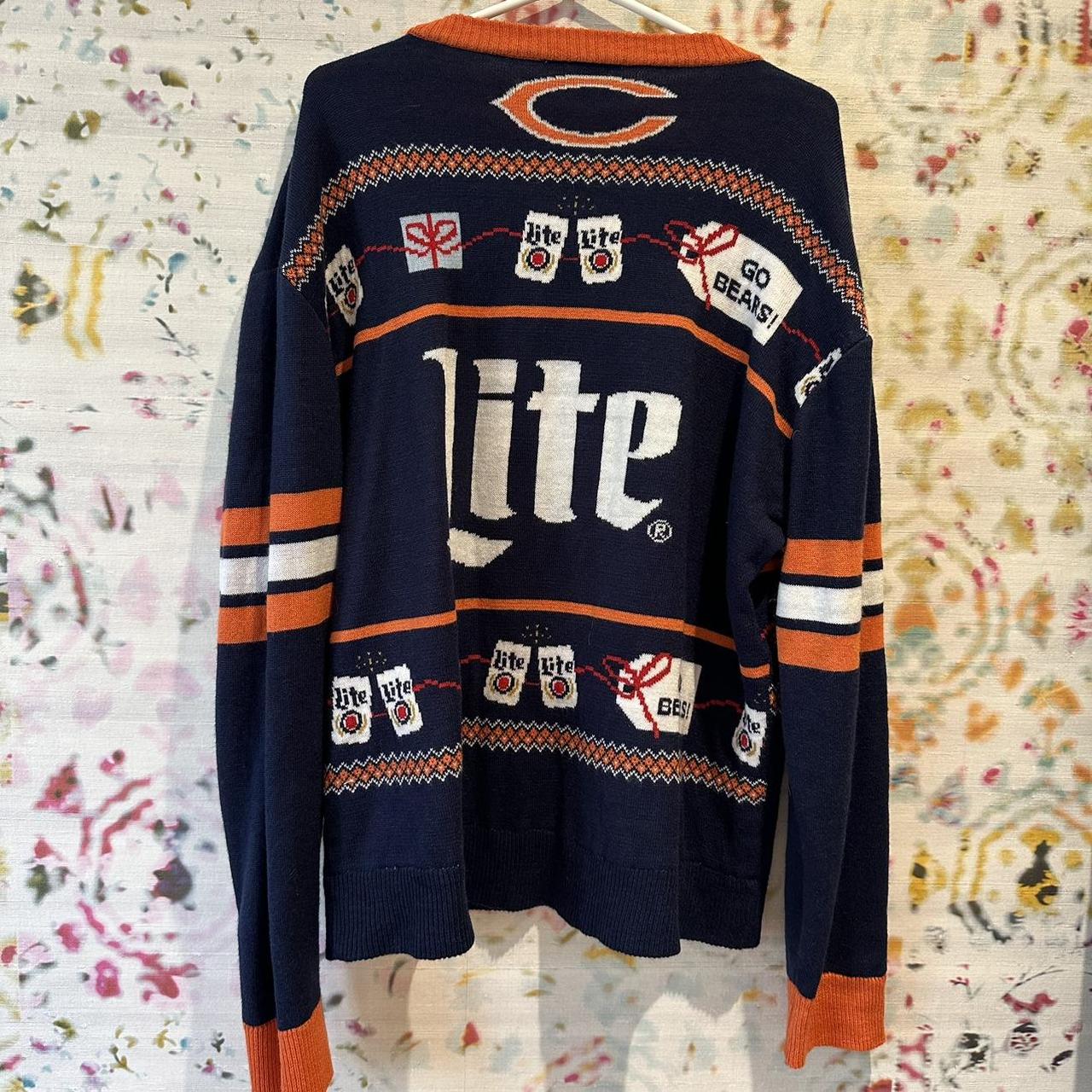 miller lite christmas sweater 2017