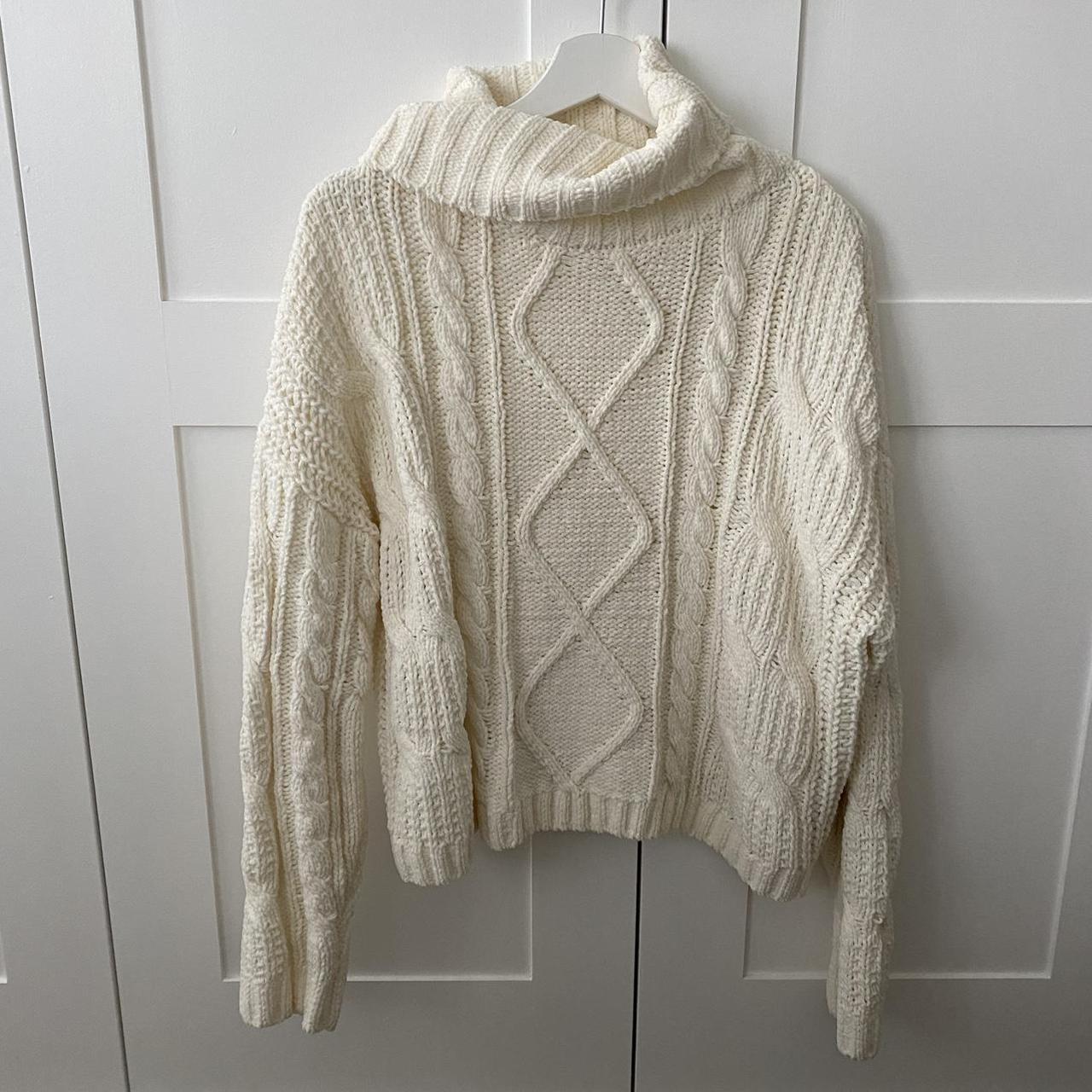 Primark soft chunky knit roll neck jumper - Depop