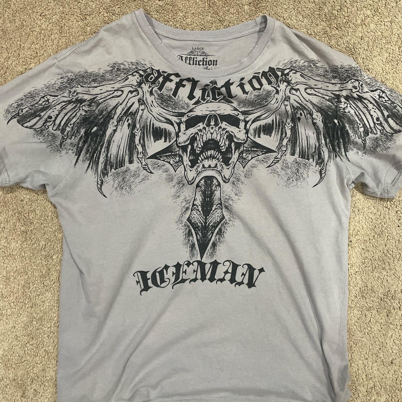 Affliction chuck liddell signature shirt Size... - Depop