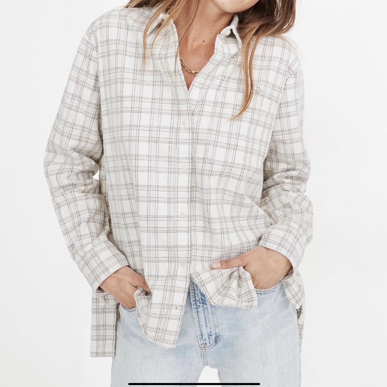 madewell boyfriend shirt