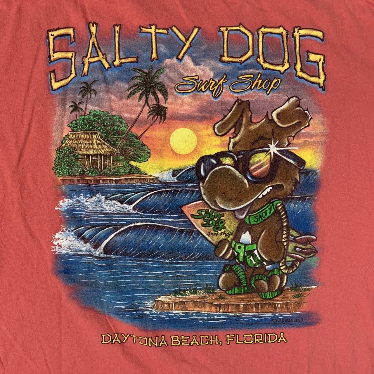 Daytona Beach Salty Dog Surf Shop Tshirt Good... Depop