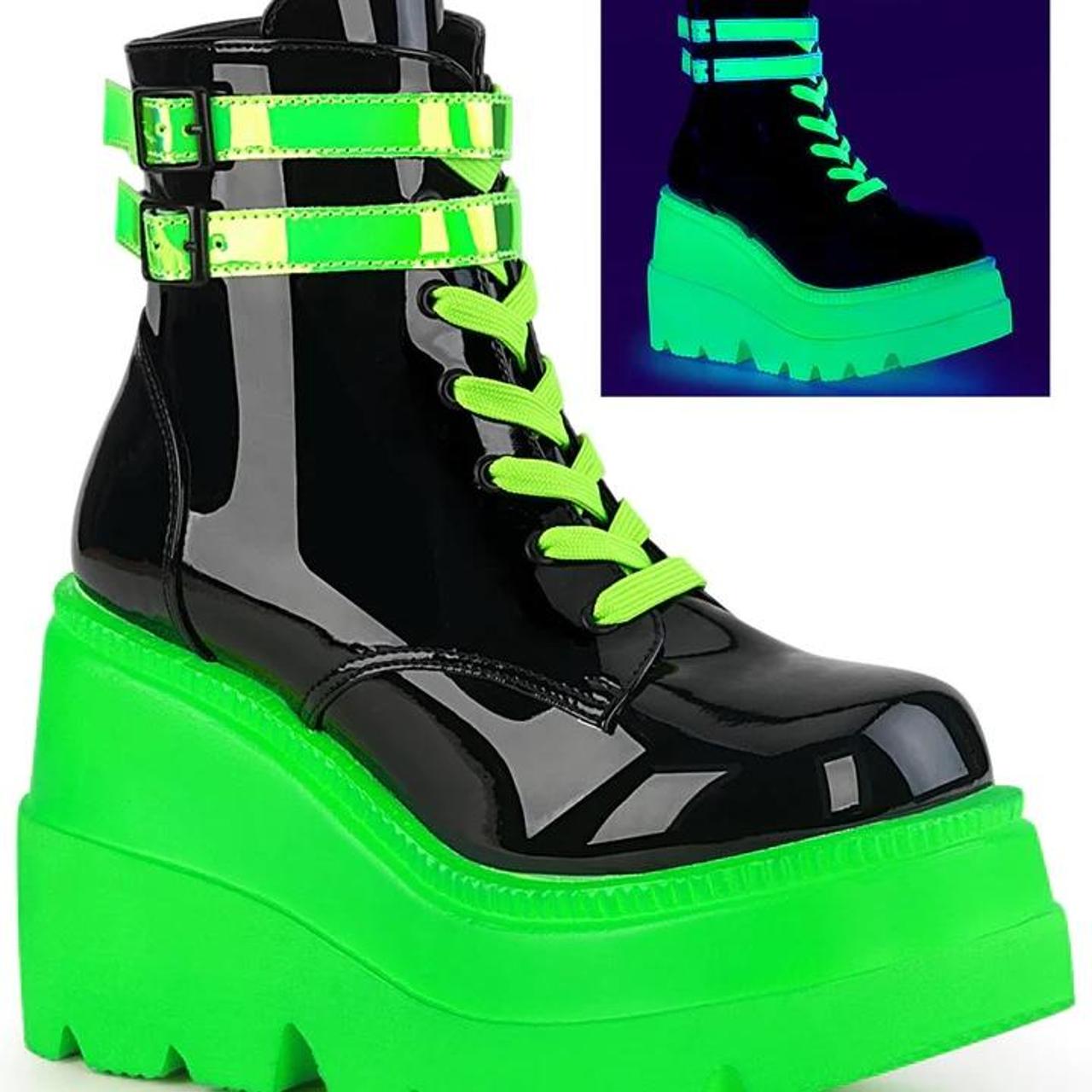 Botas Demonia Slacker-150 Para Mujer - Estilo Gótico Con Plataforma | Chile