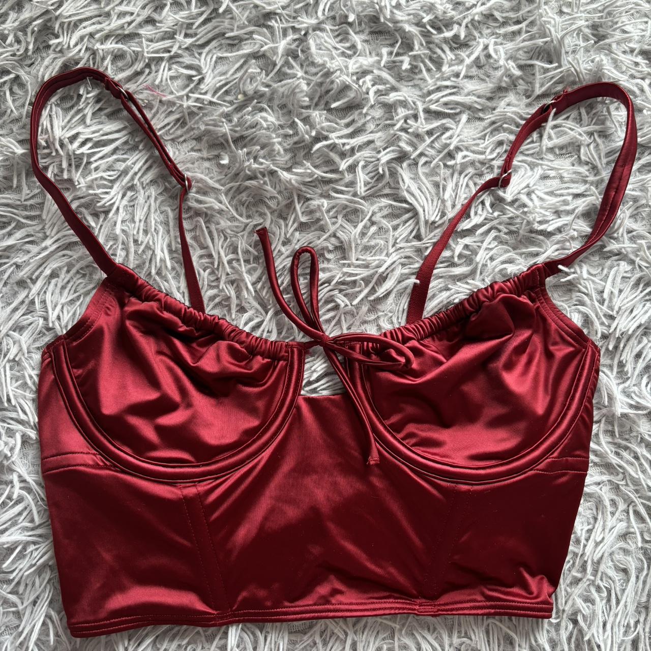 Hollister red bralette best sale