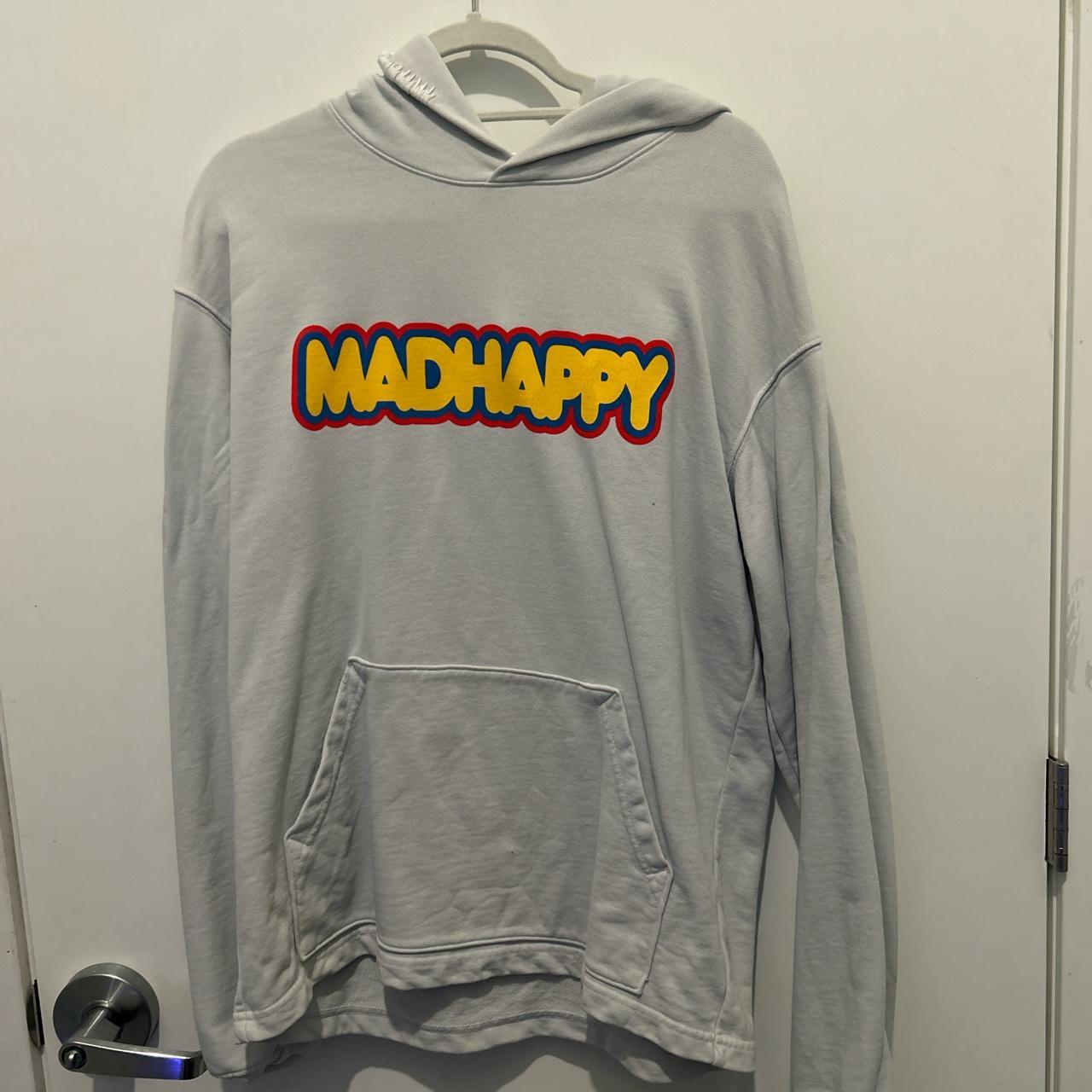 madhappy-men-s-blue-and-grey-hoodie-depop