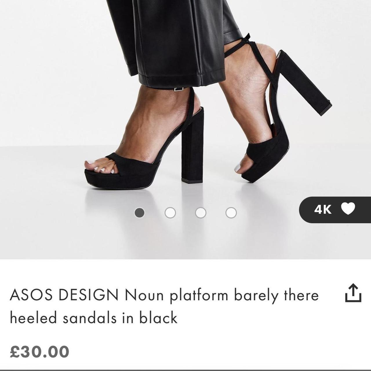 asos womens black trainers