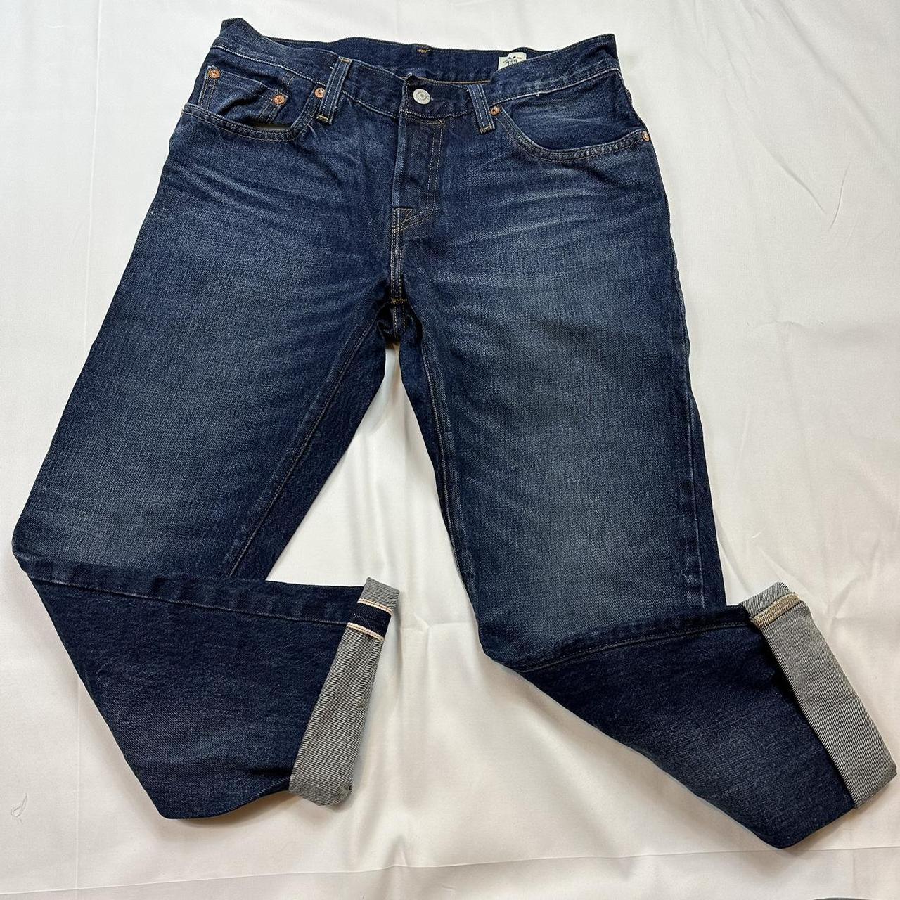 Levi’s 501 ct selvedge white oak cone denim... - Depop