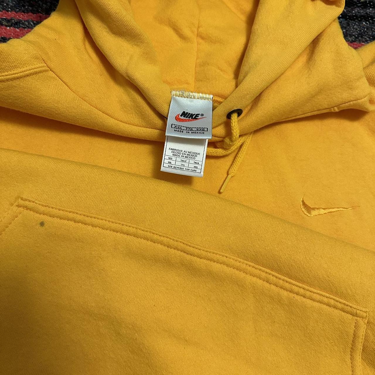 Nike Men's Yellow Hoodie | Depop