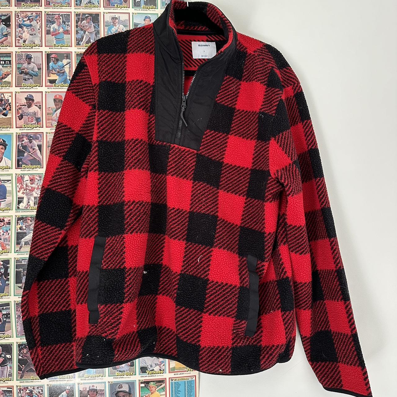 Popular Vintage Plaid Fleece Pullover