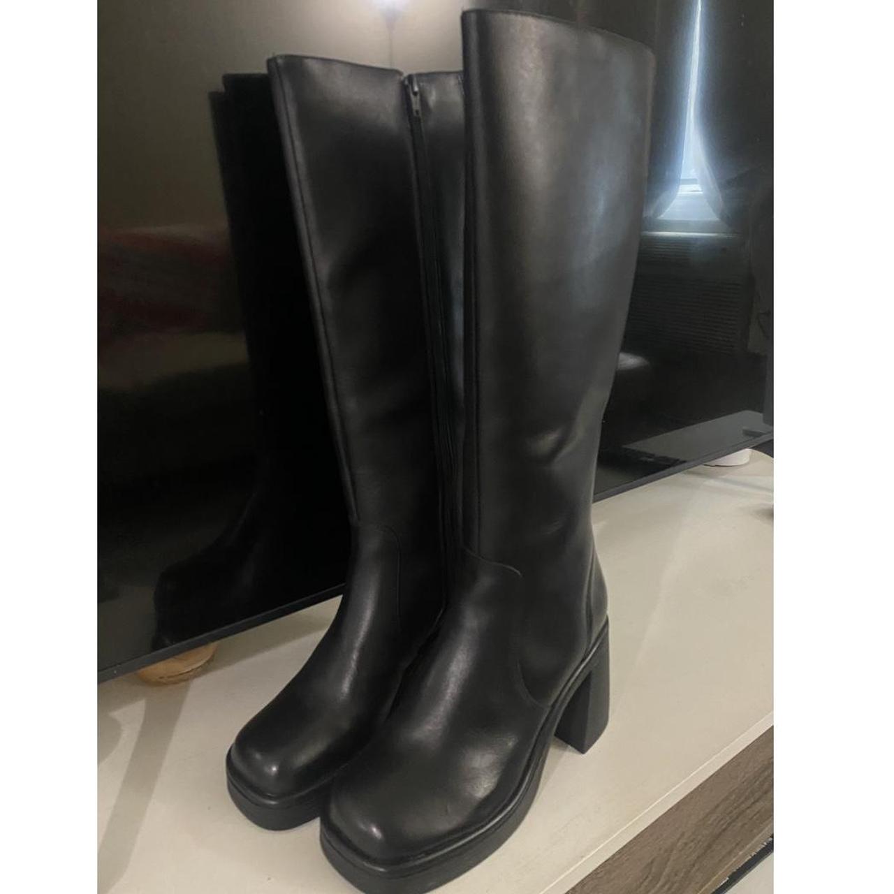 Steve Madden Women's Black Boots | Depop