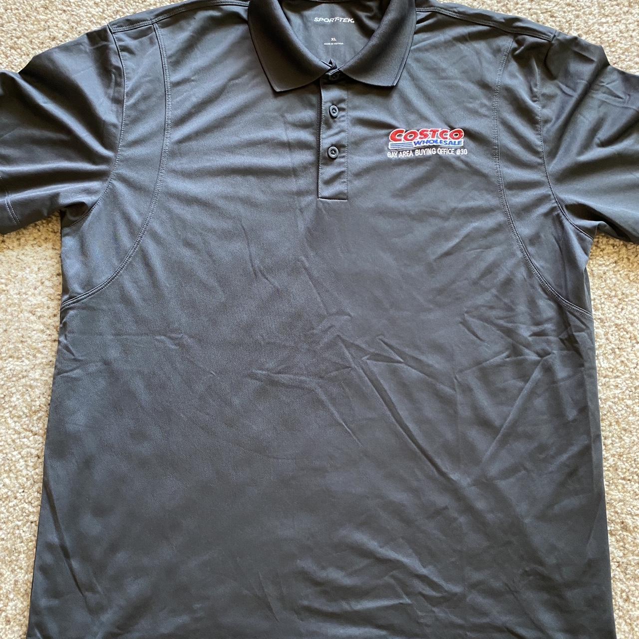 Costco Employee Polo Button Up Work T Shirt. Size XL. Depop