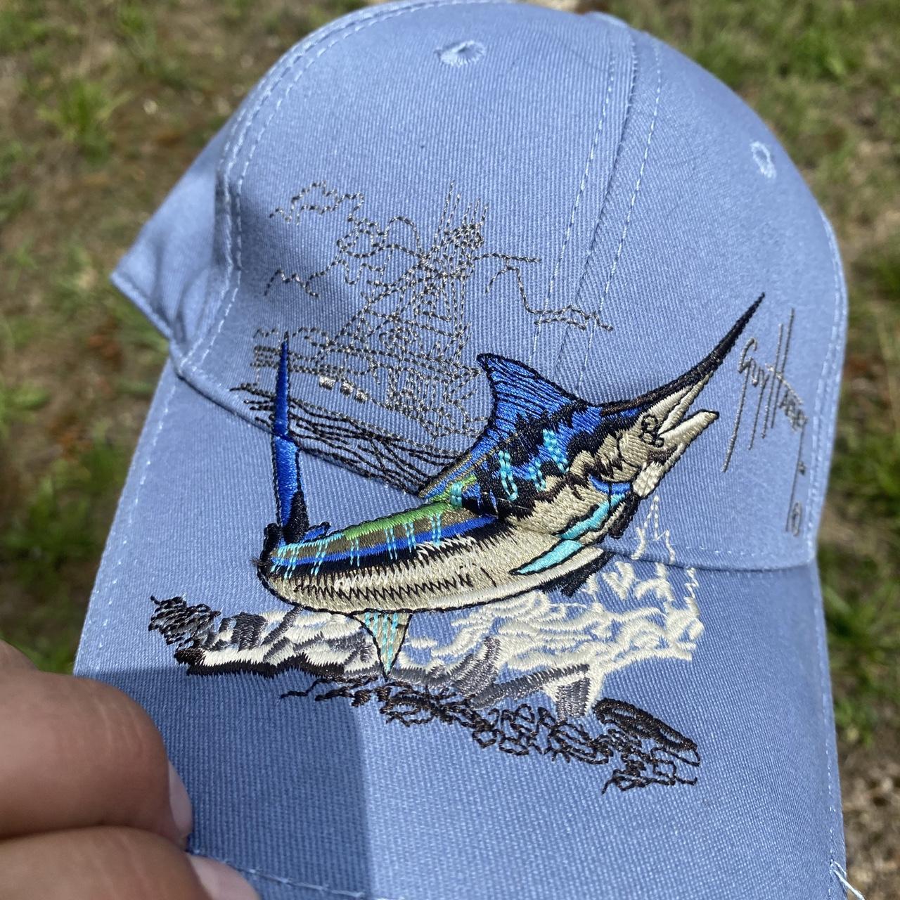 Guy Harvey swordfish fishing hat. Embroidered. Nice