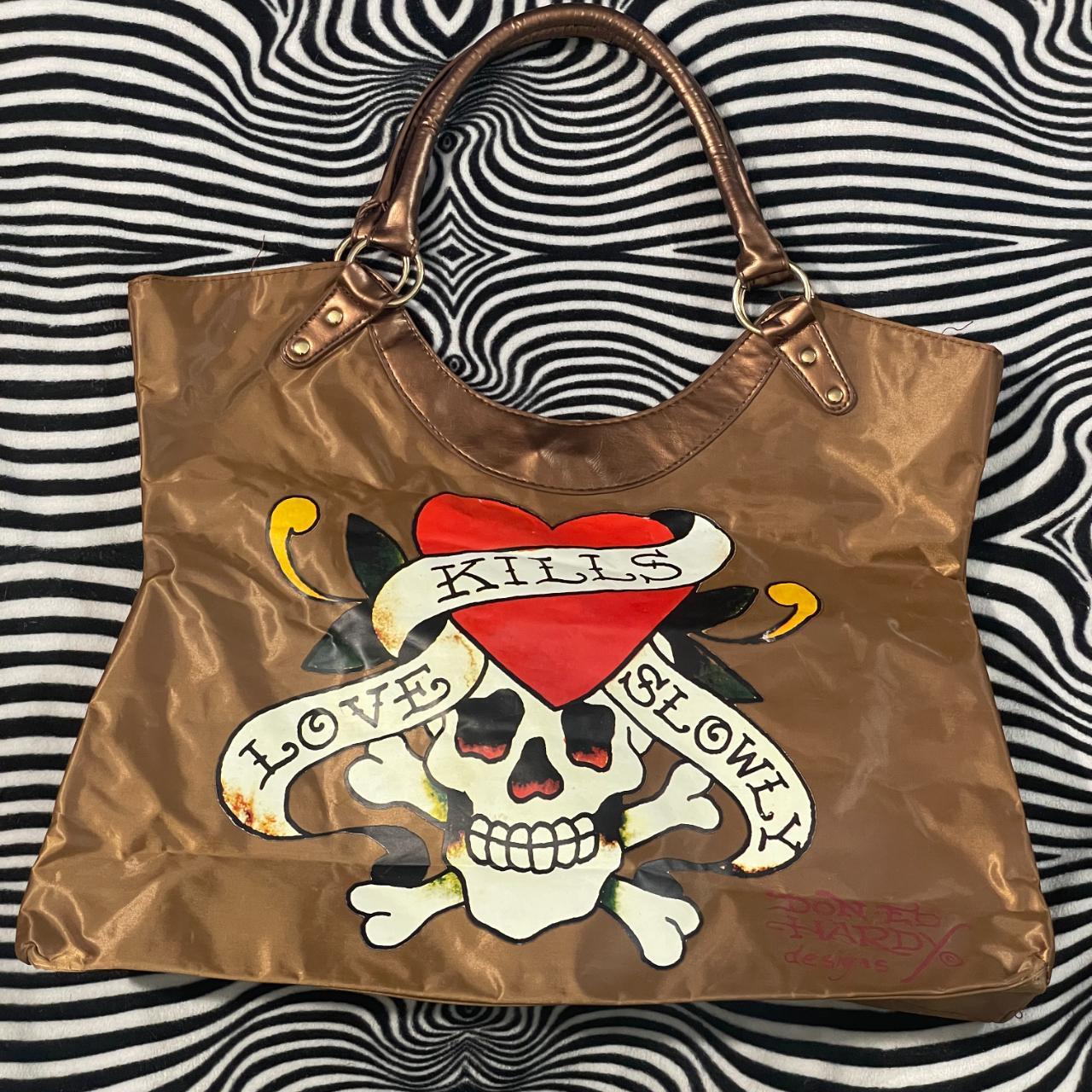 Vintage Y2K Ed Hardy bag, good condition. | Depop