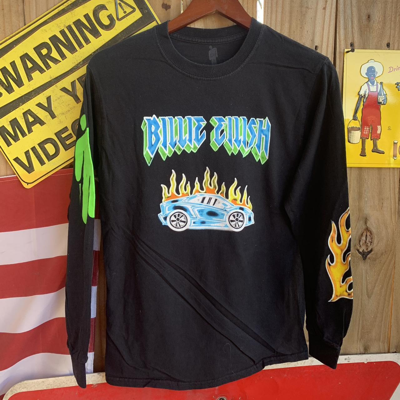 billie eilish world tour shirt