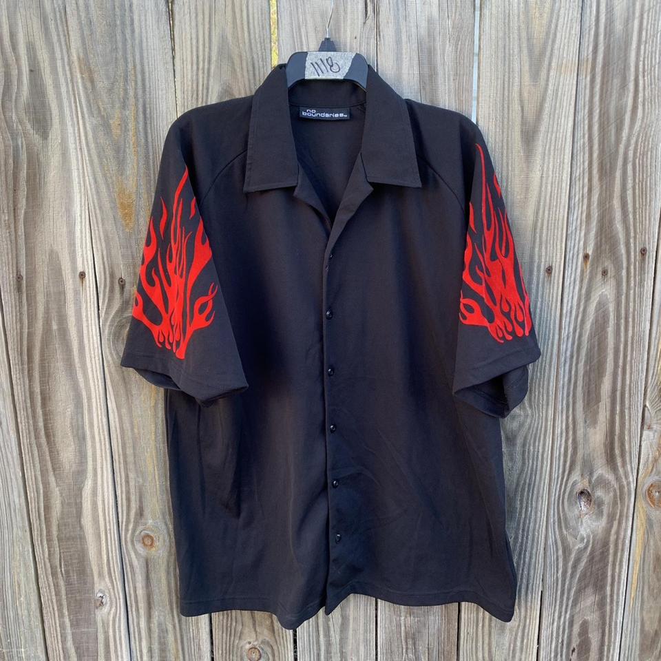no boundaries flame shirt