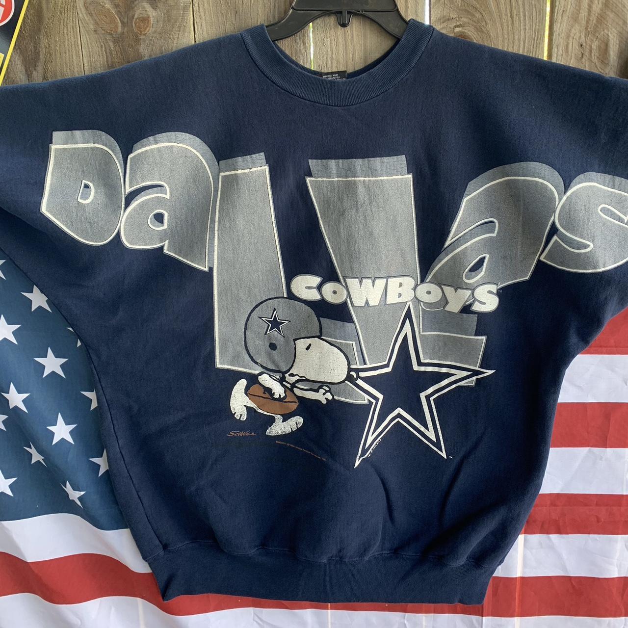 Men's Vintage Dallas Cowboys Sweatshirt Size - Depop