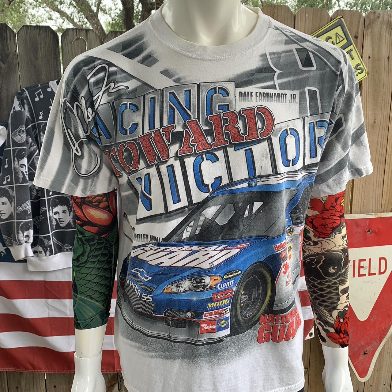 Vintage 2008 Dale Earnhardt Jr All over print Racing Depop