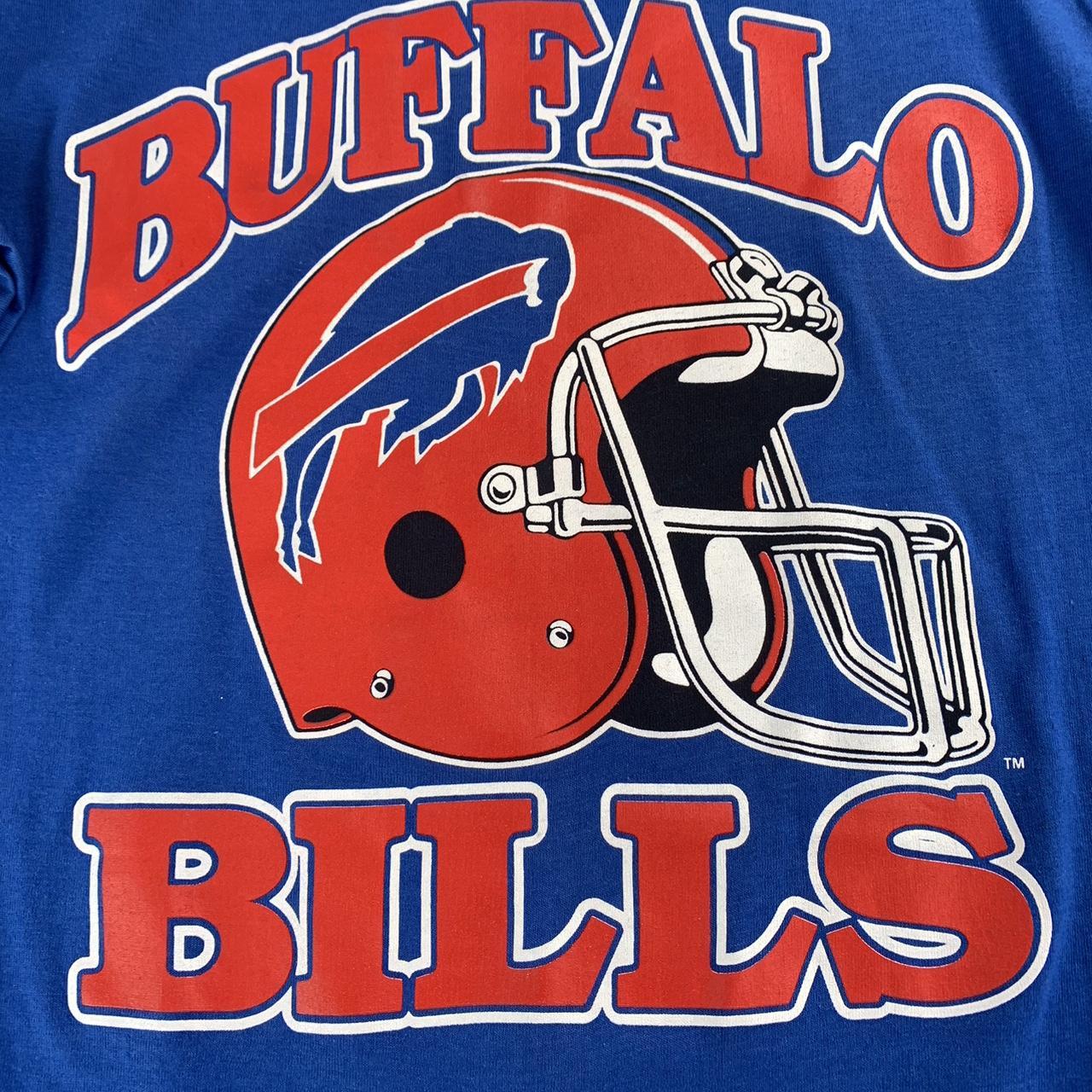 Samrovintage2 Vintage 80s Buffalo Bills New T-Shirt by Trench Buffalo New York Size L