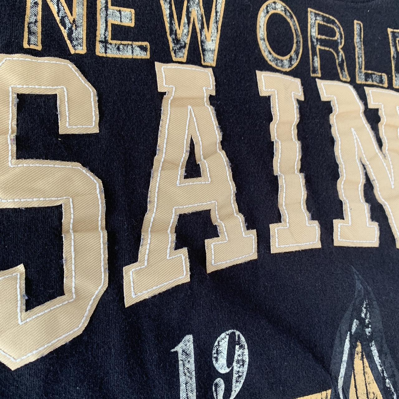 New Orleans saints Mitchell & Ness throwback t-shirt - Depop