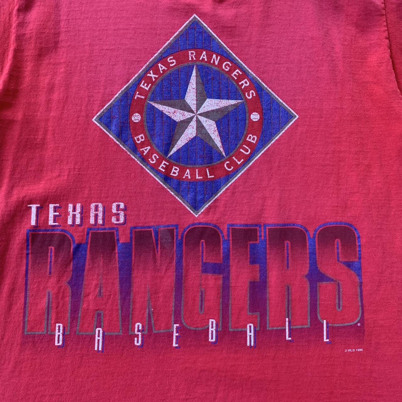 Texas Rangers Shirt MLB Baseball 1996 World - Depop