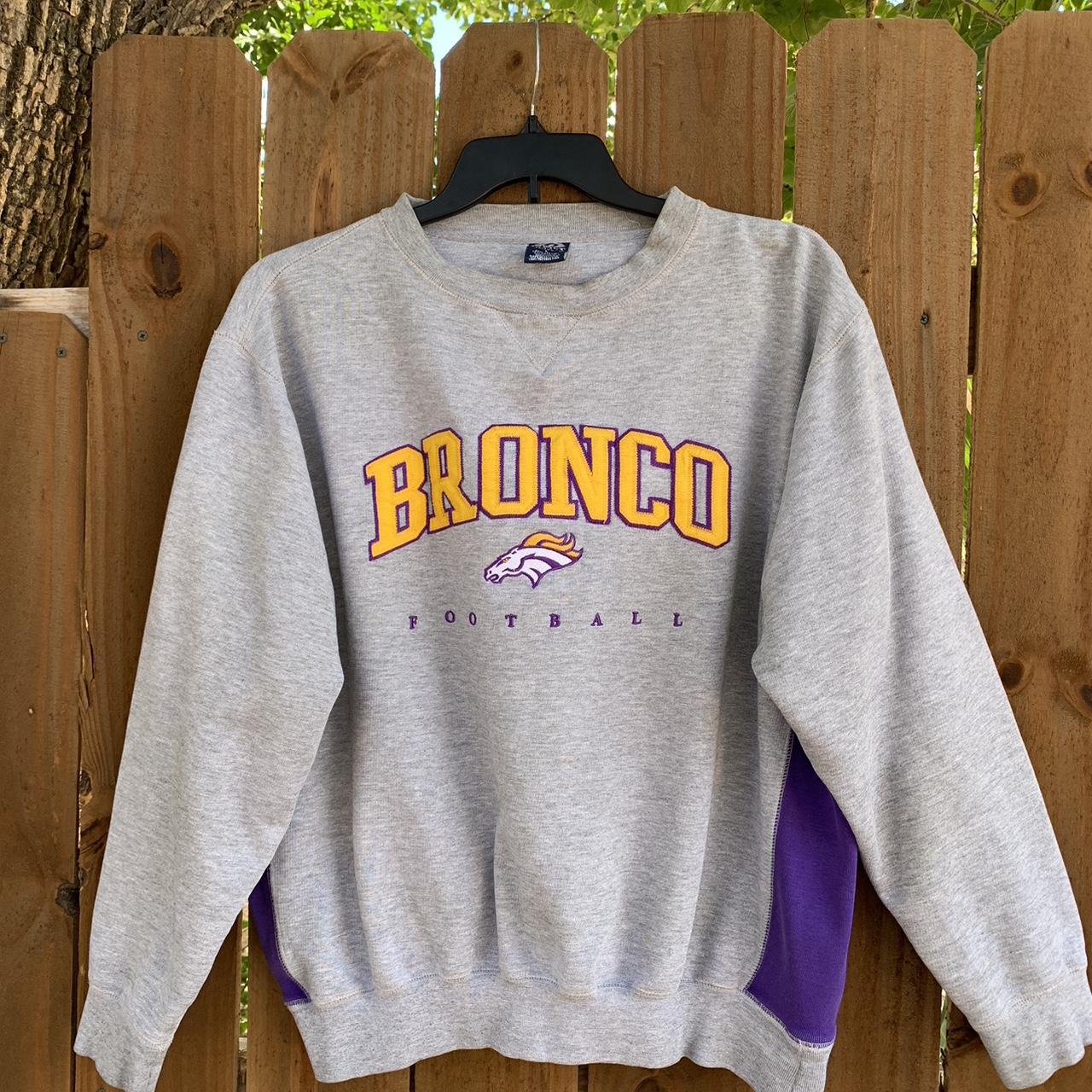 Denver Broncos Vintage T Shirt, Denver Bronco Inspired Sweatshirt