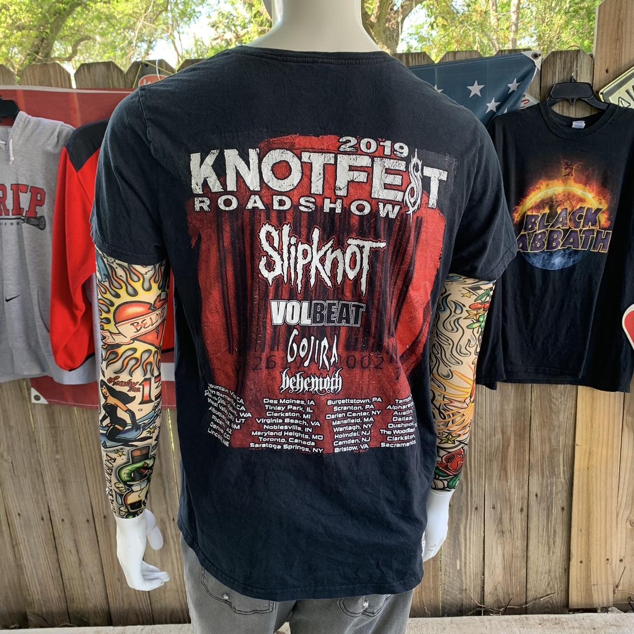 Slipknot knotfest Tour T-shirt Size L Slipknot