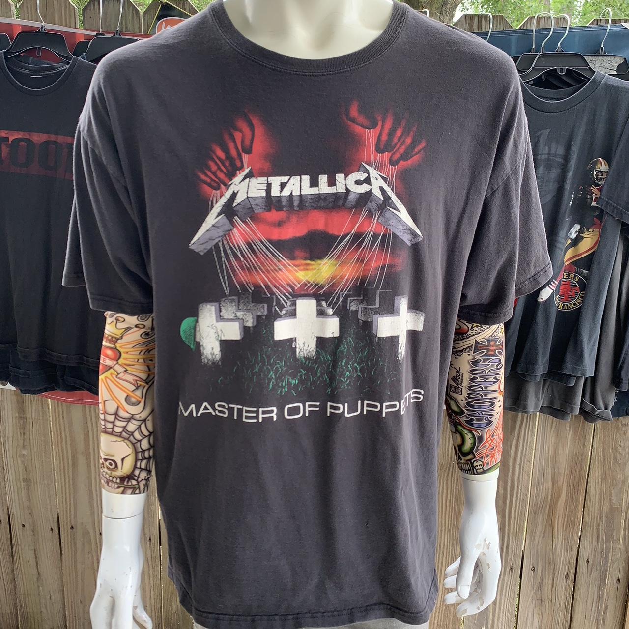 Metallica t shirt 2007 hotsell