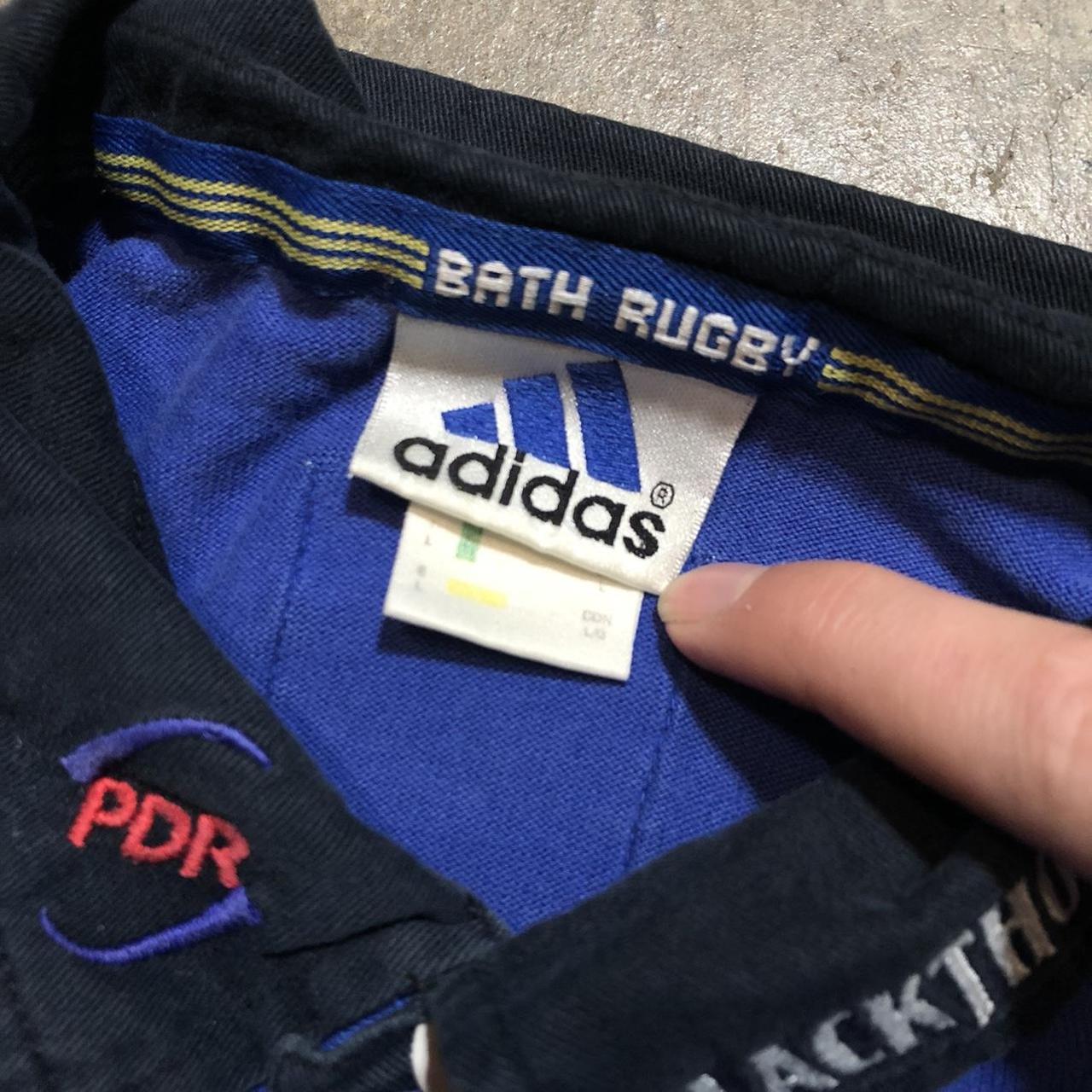 Vintage 90s Y2K adidas bath rugby blackthorn polo... Depop
