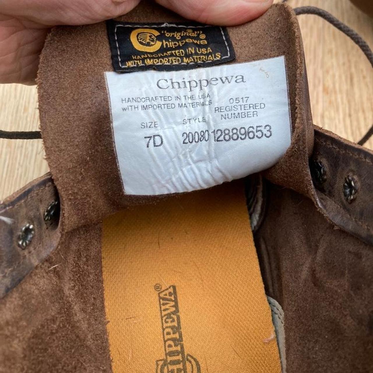 Chippewa Leather Boots Cork with Vibram Lug sole Depop