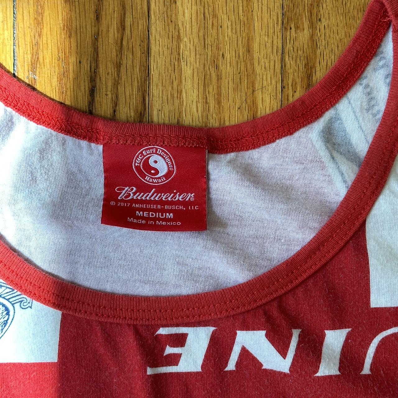 Discontinued Budweiser x T&C Surf Designs tank - | Depop