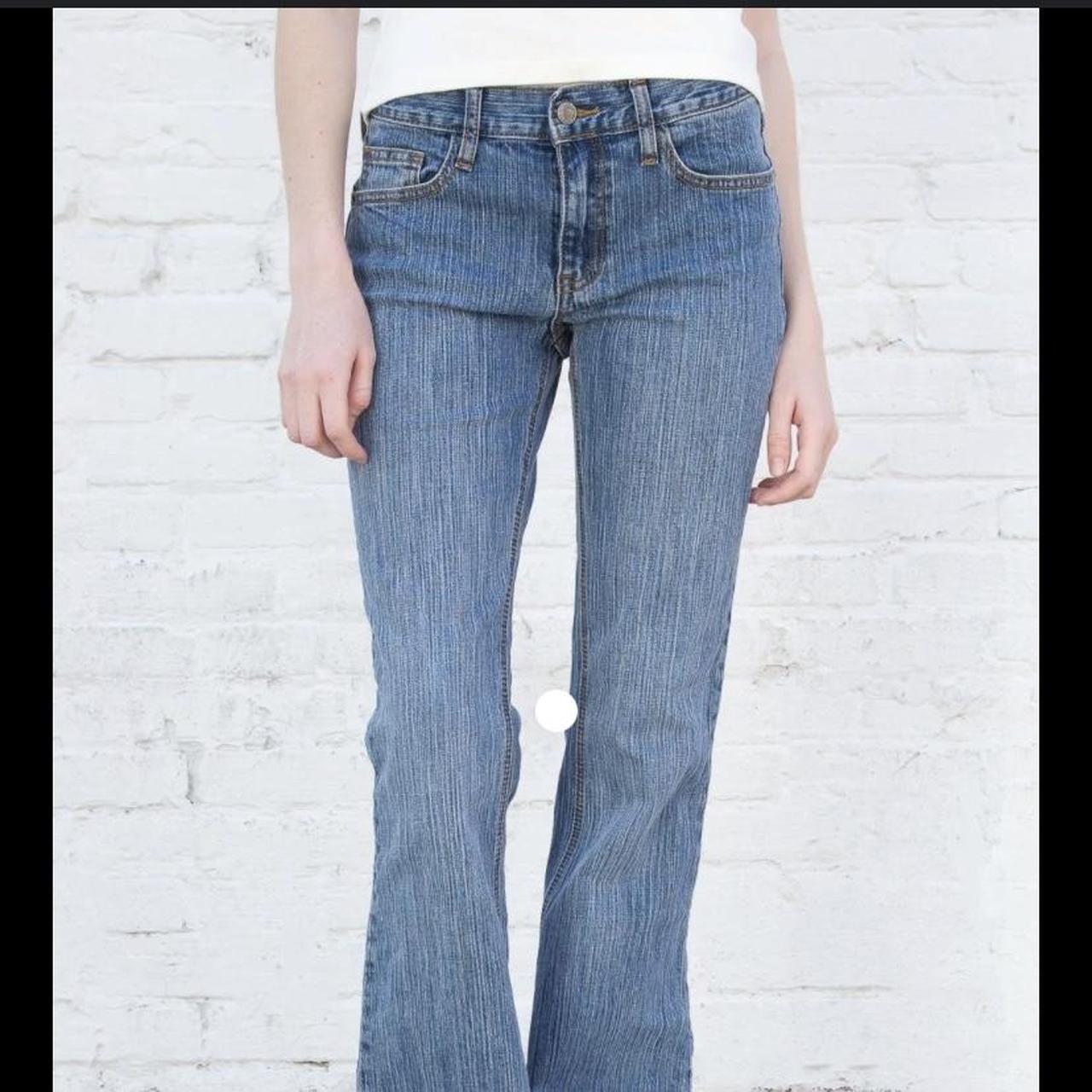 brandy melville brielle 90s low rise bootcut jeans... - Depop