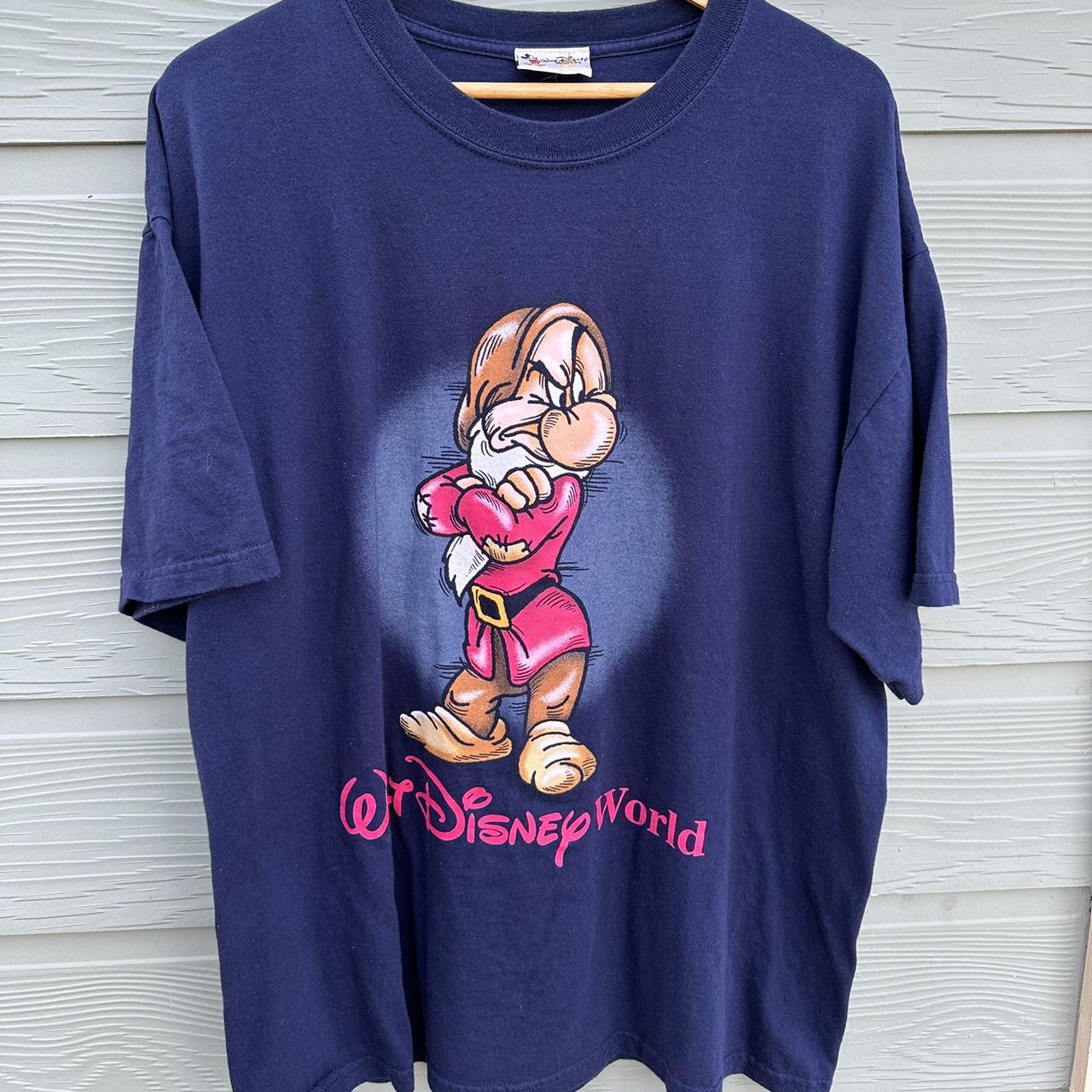 Disney Men's Navy T-shirt | Depop