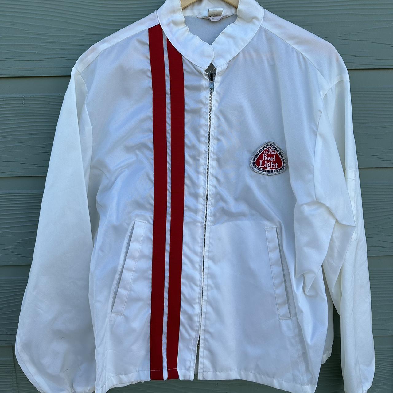 Vintage 70s pearl light beer jacket Flaws will be... Depop