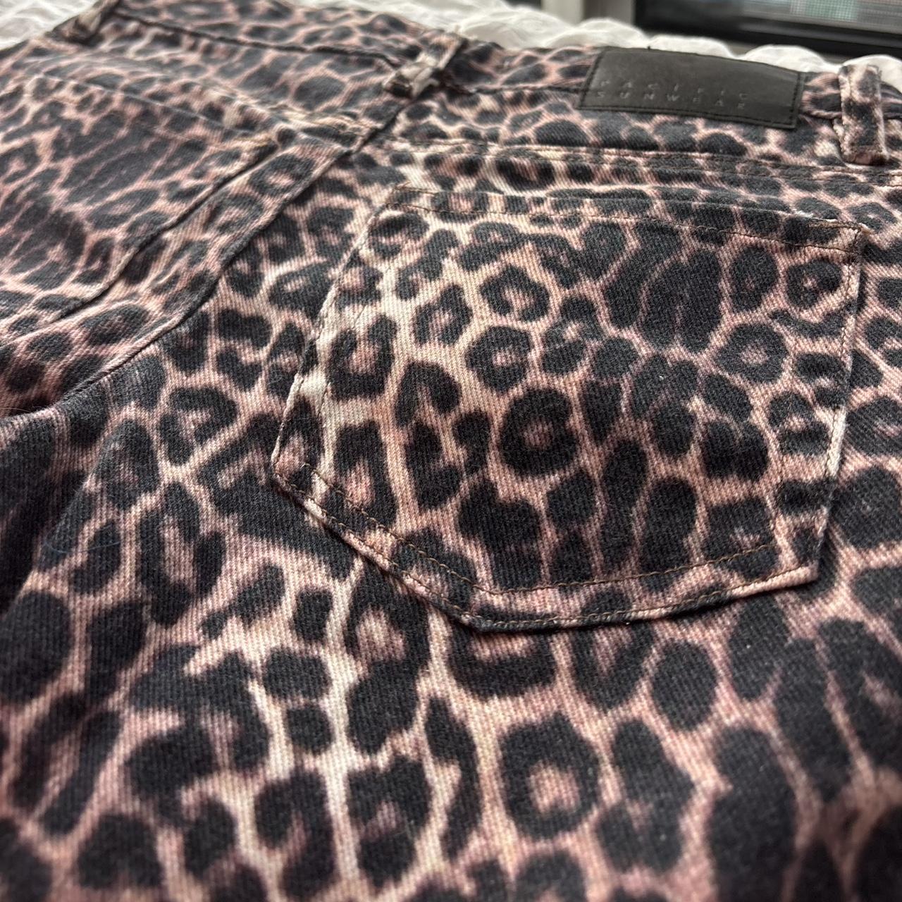 PacSun Women's Printed Jeans Brown/Multi 26