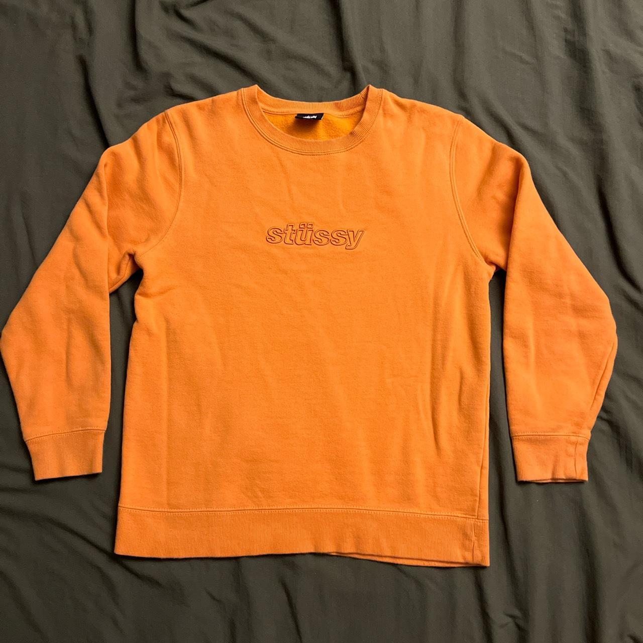 Stussy 2025 orange sweatshirt