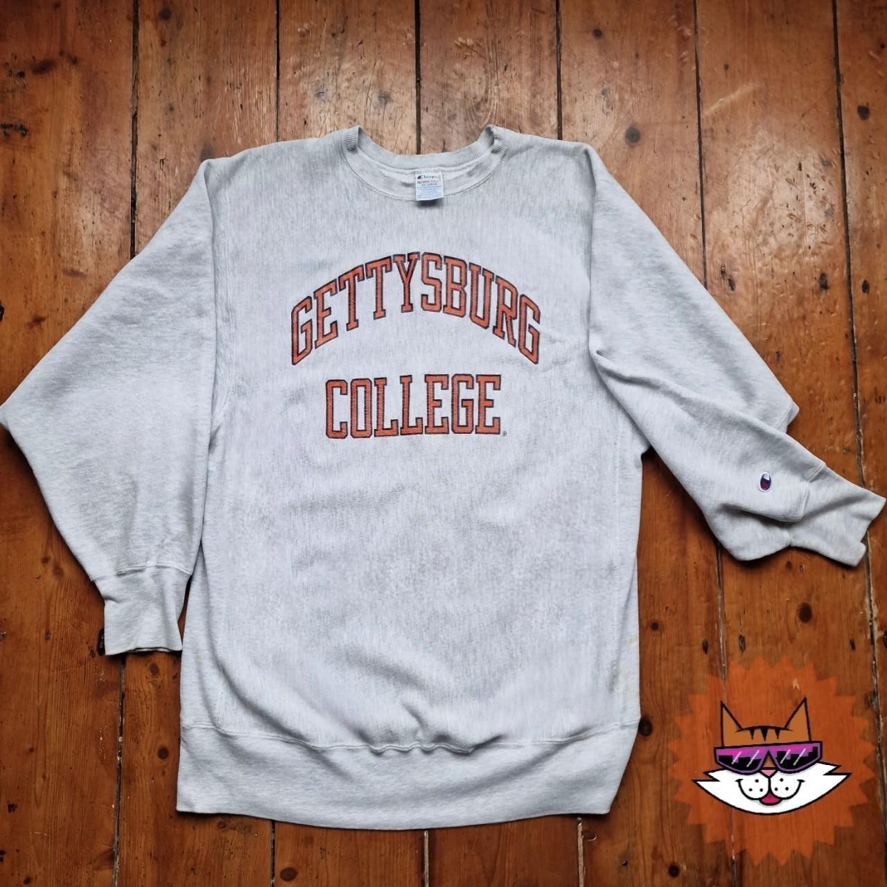 1990s Gettysburg College Spellout Champion Reverse... - Depop