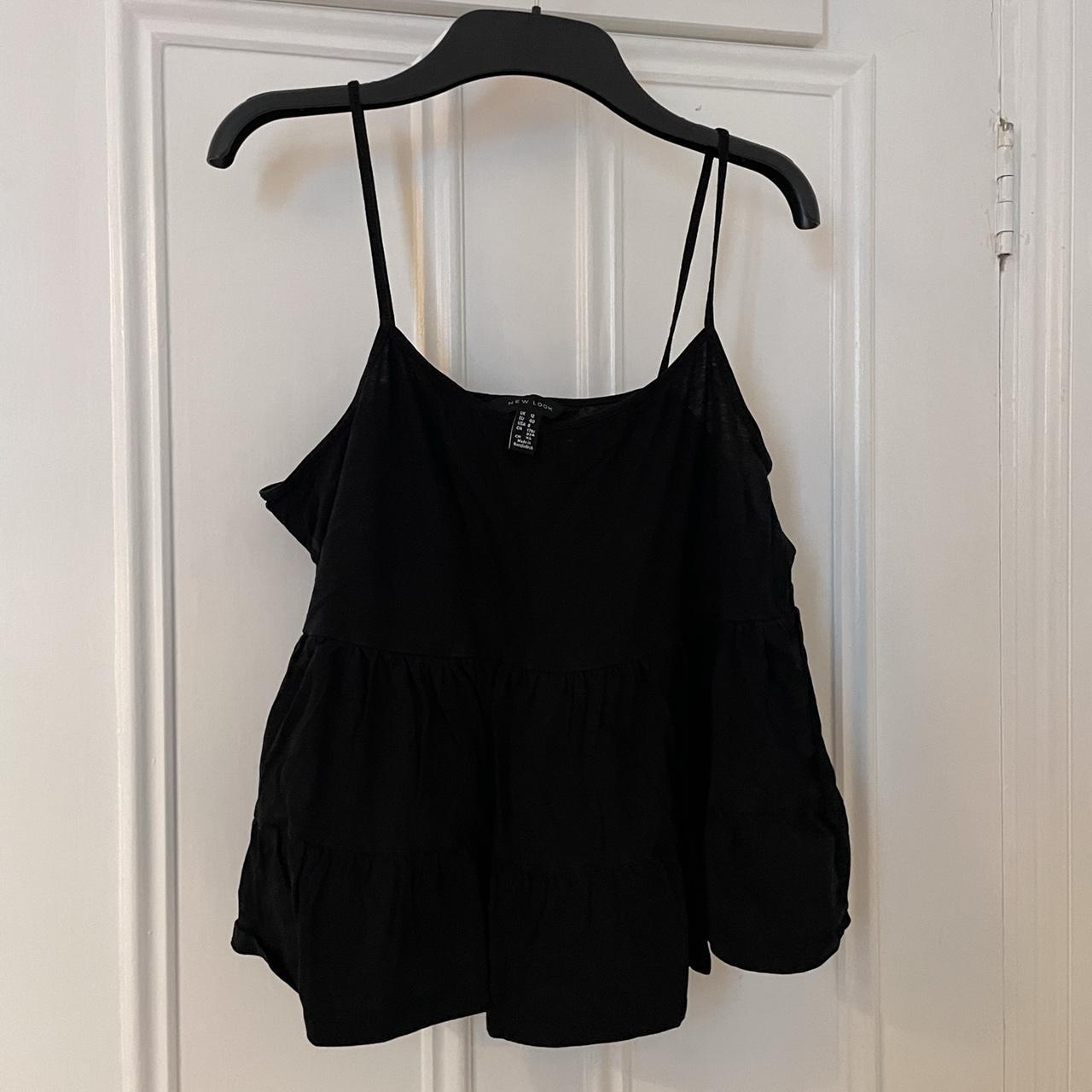 New Look Women's Black Vest | Depop