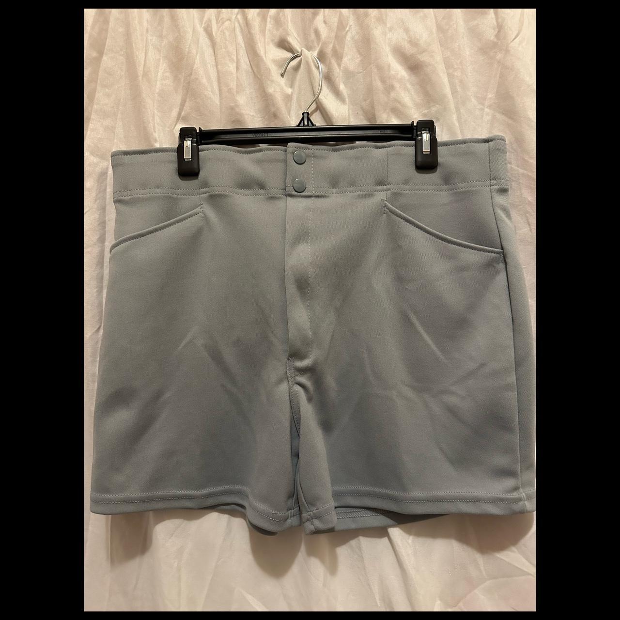 Spalding Men's Grey and Silver Shorts | Depop
