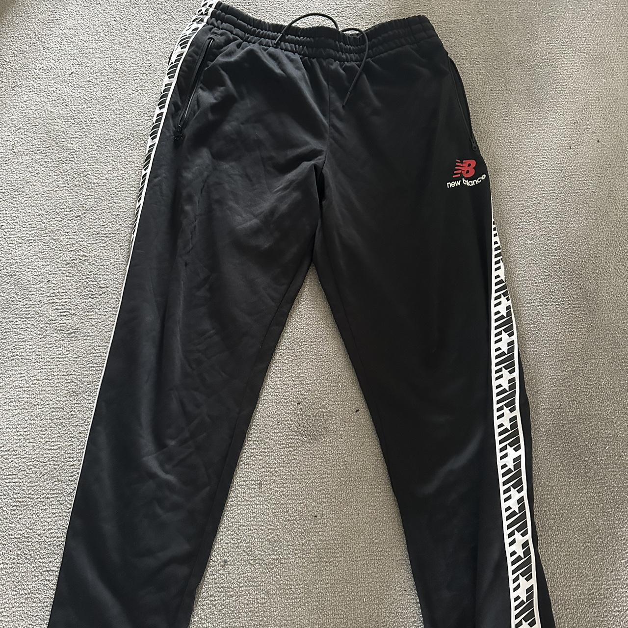 New Balance Tapered Tracksuit Bottoms Size L Mint... Depop